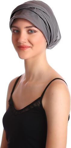 New-Square Head Scarves, Women's Pre-Sewn Design Chemo Scarf for Hair Loss, Alopecia in Saudi Arabia