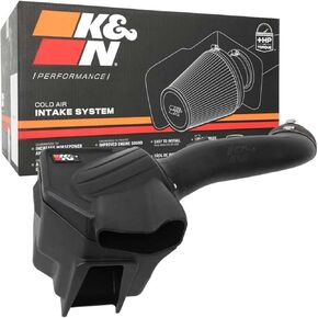K&N Cold Air Intake System: High-Flow Air Filter, Increase Performance & Towing: Compatible with 2020-2025 Ford: F250,F350, 63-2613