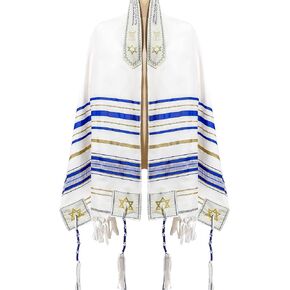 Tallit Prayer Shawl 72"x 22" with Bag For Men & Women