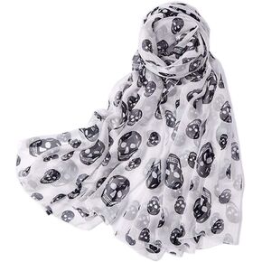 Chiffon Scarf for Women Long Shawl Wrap Festival Neck Scarf Flag Scarf ZWJ03