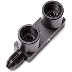 Chase Bays 3AN Male to 2 M10x1.0 Convex Female F Fitting (CB-FEMF)