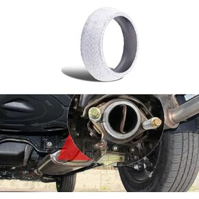 ID 51mm Car Exhaust Manifold Gasket, Exhaust Flange Gasket, Exhaust Between Exhaust Manifold and Exhaust Pipe Donut Gaskets, Universal Flange Donut Gaskets for Most Cars (51mm)