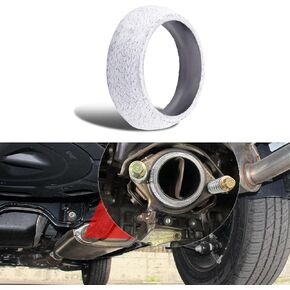 ID 51mm Car Exhaust Manifold Gasket, Exhaust Flange Gasket, Exhaust Between Exhaust Manifold and Exhaust Pipe Donut Gaskets, Universal Flange Donut Gaskets for Most Cars (51mm) in Kuwait