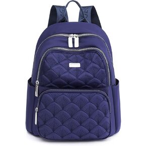 Small Nylon Backpack Purse Fashion Lightweight Waterproof Daypack for Women(blue)