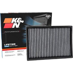 K&N LIFETIME Cabin Air Filter: Premium, Washable, Clean Air for your Cabin: Compatible with Select 2011-2021 Dodge/Chrysler (Challenger, Charger, 300, 300C) Vehicle Models, VF2027