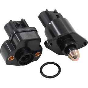 MOTOKU Throttle Position Sensor TPS and Fuel Injection Idle Air Control Valve Kit for Jeep Wrangler TJ Liberty Grand Cherokee Commander Dodge Ram 2500 3500 1500 Durango Dakota Mitsubishi Raider