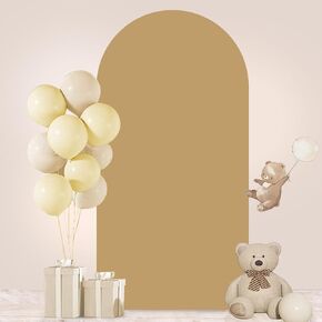 FUHSY غطاء قوس الزفاف الخوخ قوس غطاء حامل 2.6x6FT قوس يغطي بسط خلفية النسيج دنة تركيبها قوس خلفية غطاء كيارا خلفية قوس غطاء للطفل دش بالون ديكور الحفلات in Kuwait