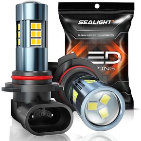 SEALIGHT H11 H8 H16 LED LED LIGHT LIGHT LID ، 400 ٪ BRANDENTER H9 H8 LID LED LED LED ، 6000K WHITE H11 FOG LIGHT LIGH