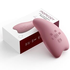 Momcozy Warming Lactation Massager Pro, 8 Vibration Modes & 4 Heating Levels, Longer-Lasting & 100s Rapid Warming Breast Massager, Quick Charging, Improves Milk Flow & Relieves Breast Engorgement