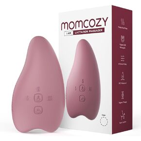 Momcozy Warming Lactation Massager Pro، 8 أوضاع اهتزاز و4 مستويات تسخين، مدلك الثدي يدوم لفترة أطول و100 ثانية، شحن سريع، يحسن تدفق الحليب ويخفف احتقان الثدي in Saudi Arabia
