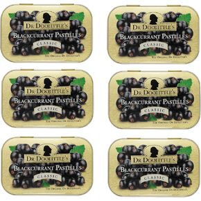 Dr. Doolittle’s Classic Soft Fruit Pastilles for Voice and Throat, Blackcurrant Flavor, 2.12 Ounce Tin, approximately 25 Count Package in Saudi Arabia