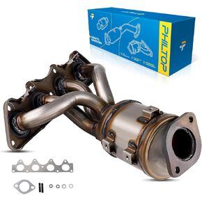 PHILTOP Exhaust Manifold Catalytic Converter Compatible with Hyundai Kia, 2004-2012 Elantra 2.0L, 2007-2008 Tiburon 2.0L, 2004-2011 Soul/Spectra/Spectra5 2.0L,only straight outlet 16472(EPA Compliant)