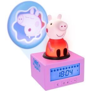 Paladone Peppa Pig Training Training Clock - مرخص رسميًا ، ضوء غرفة نوم لإسقاط الأطفال in Kuwait