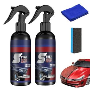 3 in 1 Ceramic Car Coating Spray, Car Coating Spray, Multi-Functional Coating Renewal Agent, Plastic Parts Refurbish Agent