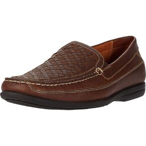 Johnston & Murphy Locklin Woven Venetian Tan Oiled Full Grain 11 M (D)