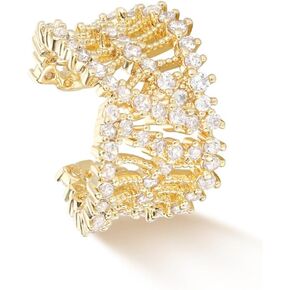 MYEARS Women Ear Cuff Earrings Gold Non Pierced Cartilage Clip on Open Wrap Hoop 14K Gold Plated Simple Hypoallergenic Everyday Jewelry in Kuwait