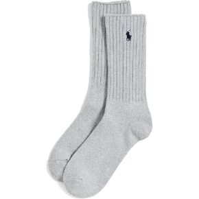 Polo Ralph Lauren Men's Cotton Rib Crew Socks