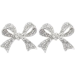 2pcs brouches brouches و dins for women regulations ، bow rhinestone brouches crystal brooch pins brouches brouches women decors ، bow silver brooch pins for women clothes sucks escersions jewelry accesories