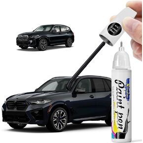 A83 Glacier Silver Touch Up Paint Compatible with BMW, DIY Car Paint Scratch Repair, Quick & Easy Fix Automotive Scratch Repair for X1/X2/X3/X4/X5/X6/1 2 3 4 5 7Series/Z4/B6/B7