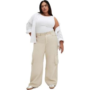 City Chic Women's Clarence Cargo Black Pant