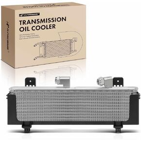 A-Premium Automatic Transmission Oil Cooler Compatible with Chevrolet Silverado 2500 HD, Silverado 3500 HD & GMC Sierra 2500 HD, Sierra 3500 HD, 2017 2018 2019, 6.6L, Diesel, Stack-Up