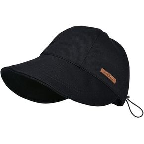 Cotton Packable Soft Sun Hat with Floppy Wide Brim for Women Spring Summer Outdoor