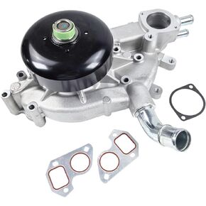 AW5087 Engine Water Pump w/Gasket | Fit for Chevrolet Avalanche Express Silverado Suburban Tahoe, GMC Envoy Sierra Yukon, Cadillac Hummer H2 Buick Isuzu Workhorse, 4.8L 5.3L 6.0L | OE AW5104 12569519