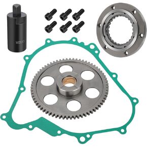 Javik Starter بدء القابض One Way Gear 67t Gasket & Flywheel Puller Kit لـ Yamaha Grizzly 400 2007-2008 450 2007-2014 Kodiak 400 2002-2006 450 2003-2006 2018-2022 Rhino 450 Wolverine 450