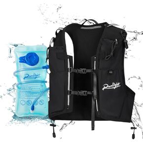 Hydration Backpack Running Hydration Vest Lightweight Runner Hydration Pack with 1.5L Water Bladder Water Backpack for Hiking Marathon Biking Raves for Women Men