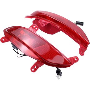 ApplianPar 2Pcs Rear Left and Right Side Bumper Reflector for Hyundai Santa Fe Sport 2013-2016
