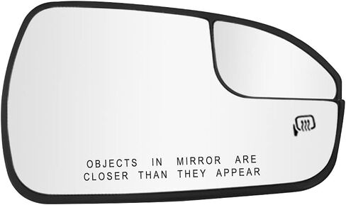 Passenger Side Heated Mirror Glass Replacement for Ford Fusion 2013-2020 - Heated Right Mirrors With Backing Plate, OE DS7Z17K707B in Kuwait