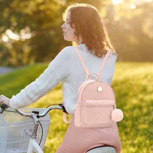 أنا Ihayner Girls Mini Leather Prose Presh Prese Small Backpack Passion Propack for Women ، Purple in Kuwait