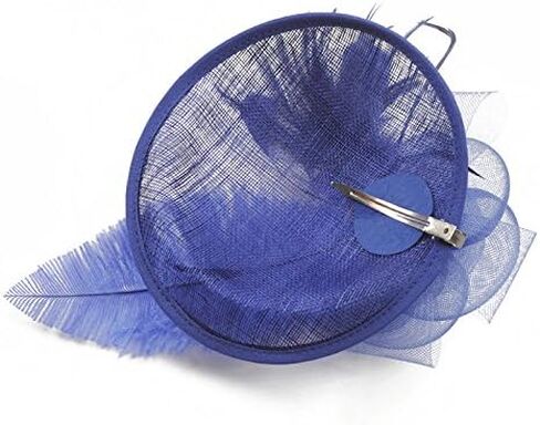 SHUERIET Women's Fascinator Hat with Feathers Flowers,Headband Hair Clip for Weddings,Mesh Church Derby Tea Party in Saudi Arabia