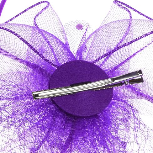 Womens Fascinators Hat Fascinators Derby Headband with Feather Mesh, Tea Party Hat for Women in Saudi Arabia