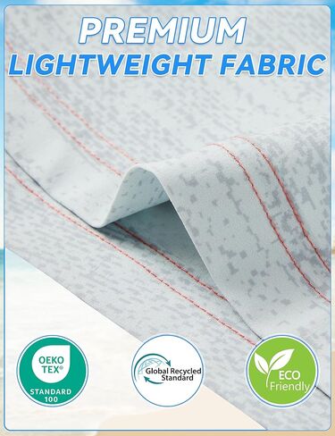 سروال سباحة رجالي سريع الجفاف 4 اتجاهات قابل للتمدد مع بطانة جيرسي فائقة النعومة، مادة ممتازة صديقة للبيئة بعامل حماية من الأشعة فوق البنفسجية 50+ in Kuwait