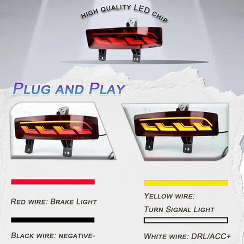 Full Lens LED Rear Reflector Bumper Fog Light Assembly kit for Honda CRV CR-V 2020 2021 2022,Turn Signal Light&Brake Light&Daytime Running Light,2 PCS PLUG AND PLAY in Saudi Arabia