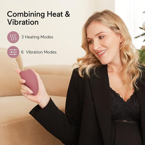 Momcozy Warming Lactation Massager Pro, 8 Vibration Modes & 4 Heating Levels, Longer-Lasting & 100s Rapid Warming Breast Massager, Quick Charging, Improves Milk Flow & Relieves Breast Engorgement in Saudi Arabia