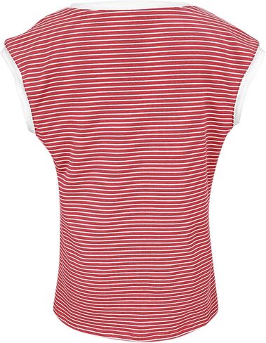 Vivitulip Girl’s Cap Sleeve Summer Tops Color Block Striped Loose Fit Kid’s Cami Shirts in Saudi Arabia
