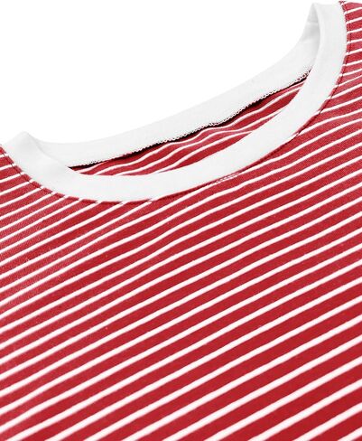 Vivitulip Girl’s Cap Sleeve Summer Tops Color Block Striped Loose Fit Kid’s Cami Shirts in Saudi Arabia