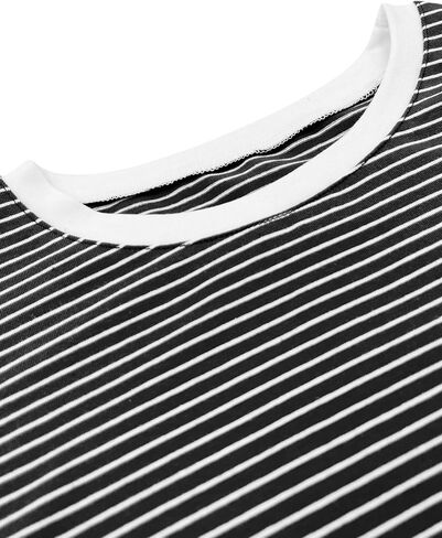 Vivitulip Girl’s Cap Sleeve Summer Tops Color Block Striped Loose Fit Kid’s Cami Shirts in Kuwait