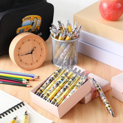24 Pcs Glitter Teacher Ballpoint Pens Teachers Appreciation Pen Gift Set Cute Ballpoint Teacher Pens Best Teaching Gift for Office School Teacher Student Supply Back to School Gifts in Saudi Arabia