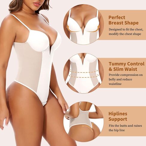 Joyshaper Women’s V Budysuits Mappewear Tummy Control Top in Saudi Arabia
