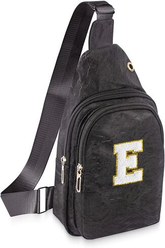 Small Sling Bag Initial Crossbody Bag Fanny Pack Chest Bags for Women Personalized Birthday Gifts in Saudi Arabia