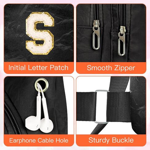 Small Sling Bag Initial Crossbody Bag Fanny Pack Chest Bags for Women Personalized Birthday Gifts in Saudi Arabia
