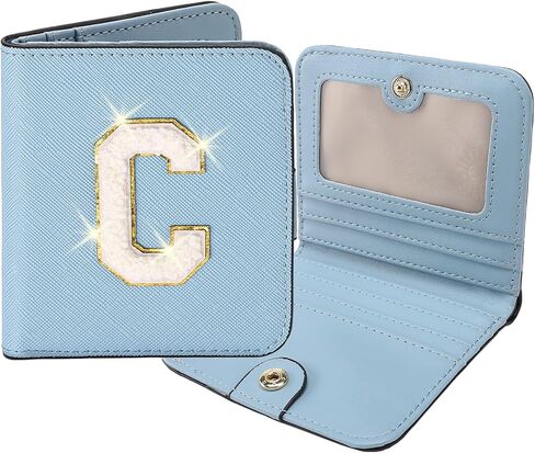 Initial Wallet Women Small Teen Girl Gifts Trendy Stuff Girls Wallets Personalized Christmas Birthday Gift for Women Friends Daughter Granddaughter 6 7 8 9 10 11 12 13 Year Old Purple A in Saudi Arabia