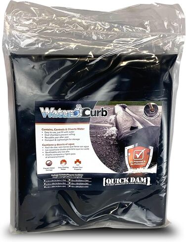 مملوءة بالمياه السريعة، كبح المياه يحول مياه الفيضانات، ارتفاع 6.5 بوصة × طول 10 أقدام، عبوة واحدة in Kuwait