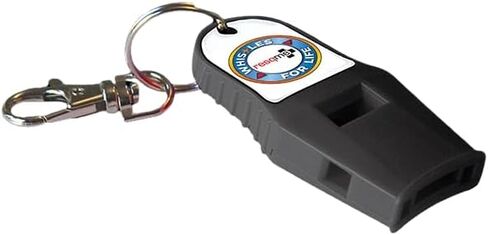 resqme Whistle for Life in Orange, Loud and Powerful Rescue Survival and Safety, Made in USA, 120 Decibels Emergency Whistle, for Outdoors, Camping, Hiking, Running, Boating, Hunting, Self Defense in Saudi Arabia