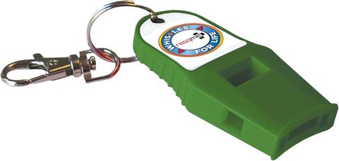 resqme Whistle for Life in Orange, Loud and Powerful Rescue Survival and Safety, Made in USA, 120 Decibels Emergency Whistle, for Outdoors, Camping, Hiking, Running, Boating, Hunting, Self Defense in Saudi Arabia