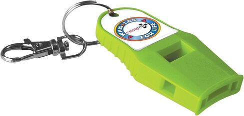 resqme Whistle for Life in Orange, Loud and Powerful Rescue Survival and Safety, Made in USA, 120 Decibels Emergency Whistle, for Outdoors, Camping, Hiking, Running, Boating, Hunting, Self Defense in Saudi Arabia