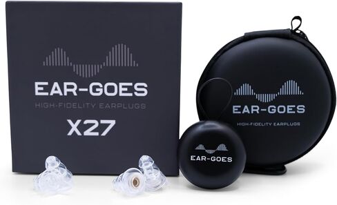 X15 High Fidelity Ear Plugs للحفلات الموسيقية - إلغاء الضوضاء القابلة لإعادة الاستخدام ، وسدادات الأذن حماية السمع ، ومخططات الأذن السيليكون الكاملة للحفلات الموسيقية ، والموسيقى ، والمهرجانات ، والترفيه الحي in Kuwait